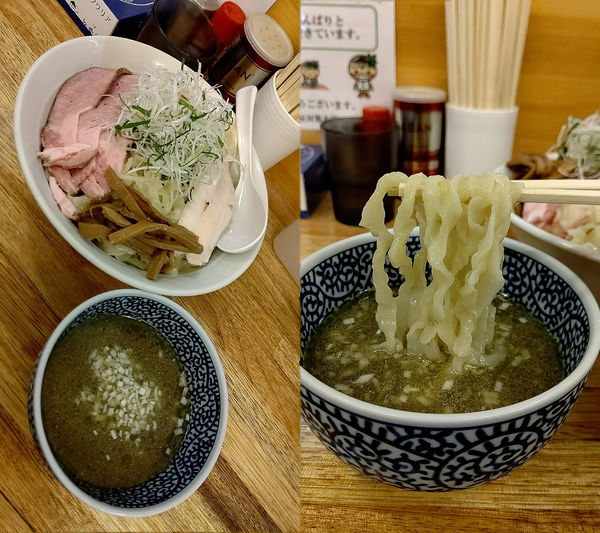 「期間限定 冷やし煮干つけめん(塩)+大盛(¥980+100)」@麺屋 つるるの写真