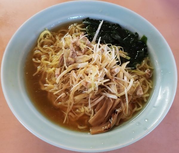 「ネギラーメン ￥６００」@ラーメンショップ 根崎の写真