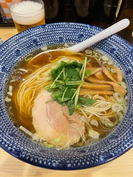 「朝らーめん」@麺屋 楽のすけの写真