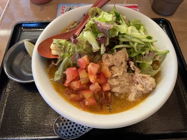 「冷製ベジ味噌麺」@マルキン本舗 熊谷店の写真