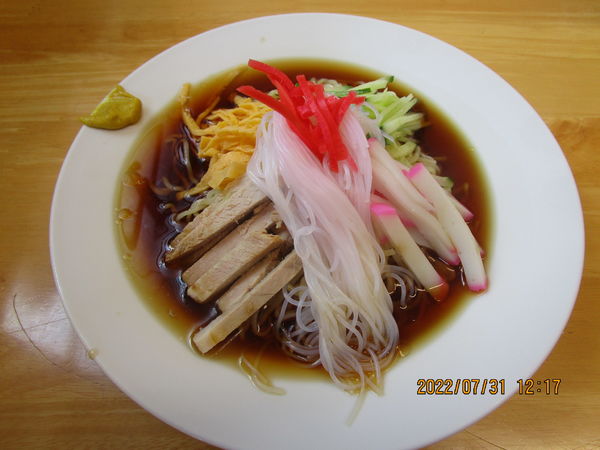 「冷し中華 800円」@栄楽飯店の写真