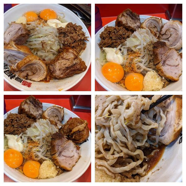 「【期間限定】冷やしまぜそば小➕豚2枚➕味ネギ」@麺屋 桐龍の写真