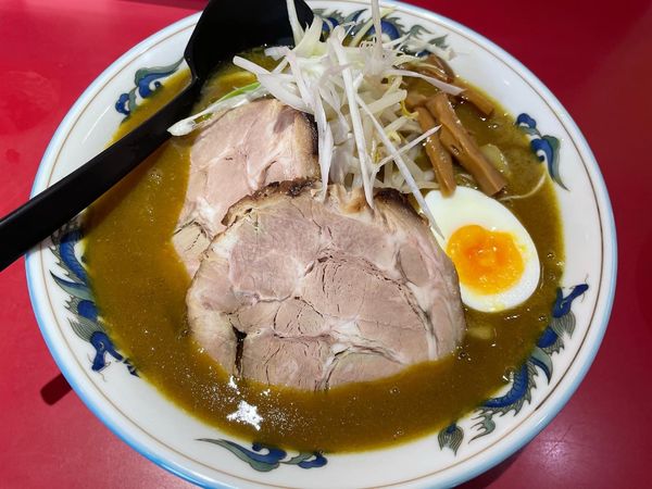 「カレーラーメン」@らーめん・ぎょうざ 福助の写真