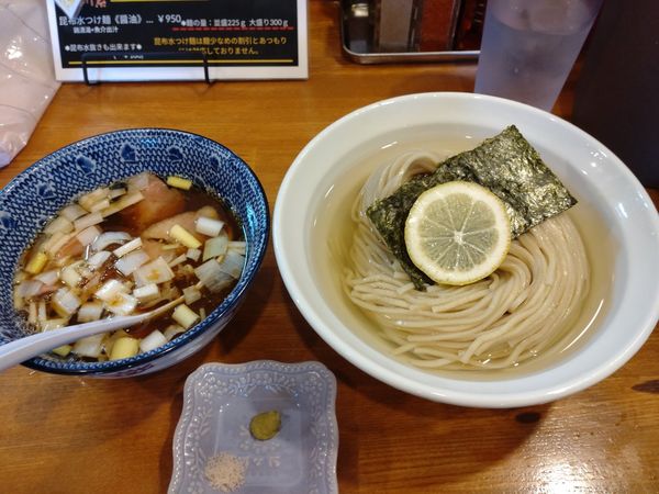「昆布水つけ麺」@麺Builder′sあり蔵の写真