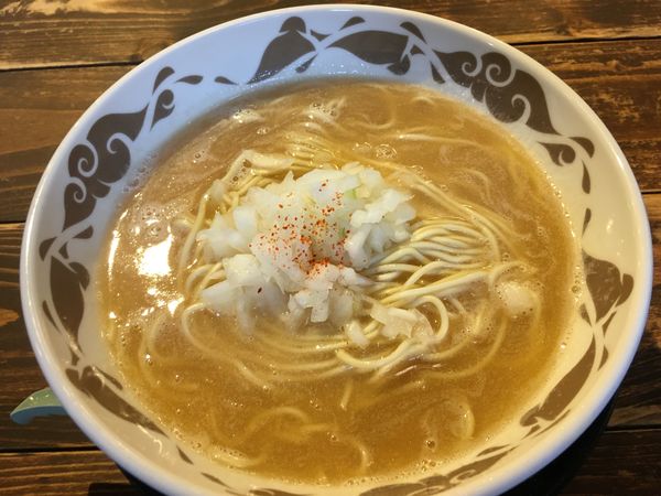 「【限定】ガニ出汁かけ白湯」@煮干結社 弘前店の写真