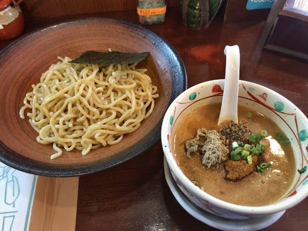 「赤味噌つけめん（大）」@北海豚骨麺屋 銀鈴の写真