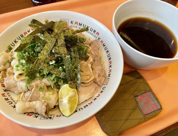「肉盛りざるラーメン」@どうとんぼり神座 イオンモール大日店の写真