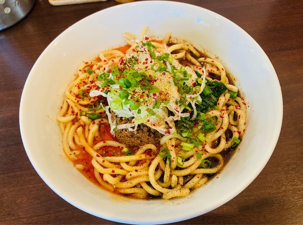 「【限定】冷たい麻辣担々麺 辛さ中」@麺屋 くまがいの写真