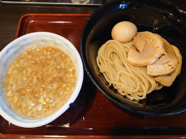 「つけめん小盛+チャーシュー(1200円)」@つけめん・らーめん活龍 境店の写真