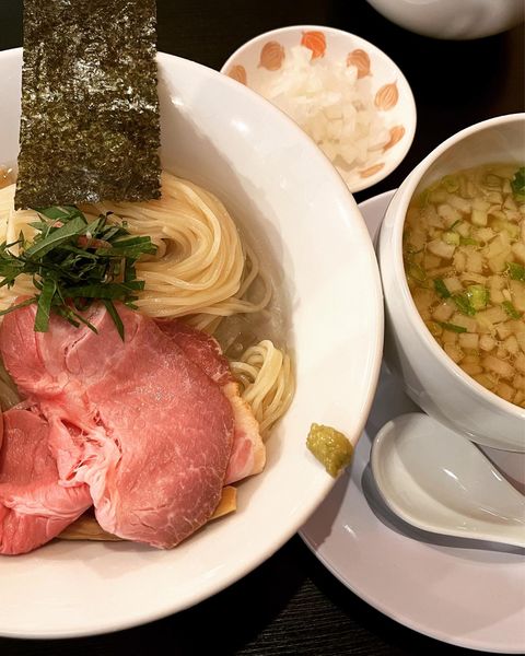 「【限定4】鶏つけソバ」@らーめん コットンポットの写真