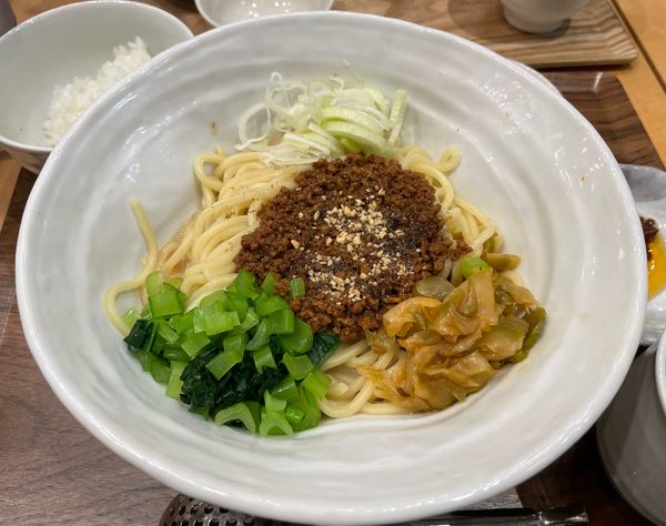 「タンタンまぜそば+1口ごはん  ￥950+￥50」@油そば・まぜそば 油武の写真