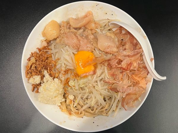 「汁無し蕎麦」@豚風。の写真