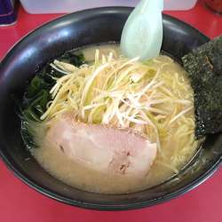 ネギラーメン¥750+ネギ増し¥150-