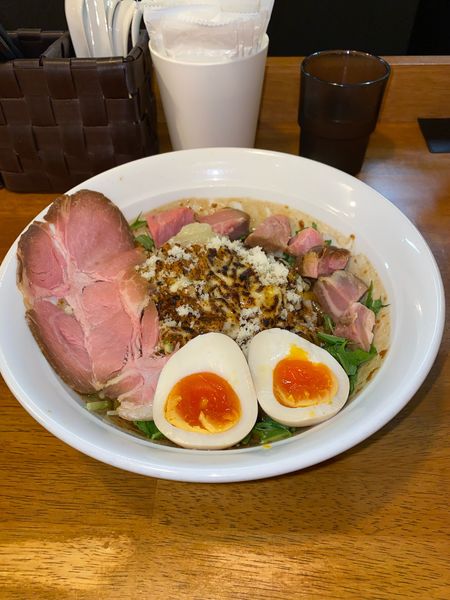 「燻製チーズ混ぜそば特製¥1,180円(期間限定)」@らぁ麺はうす Sumika0の写真