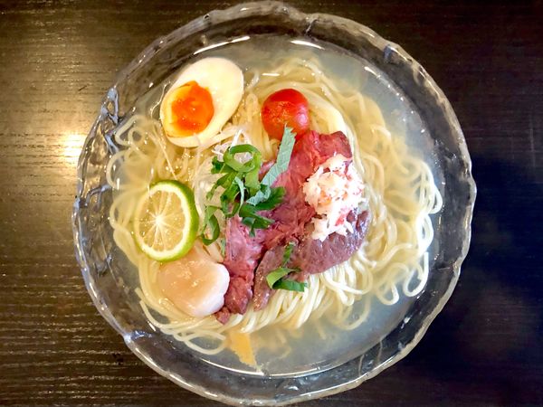 「★＜年に一度の夏海の日SP＞和牛海鮮潮冷やしらぁめん🍜¥1,60」@麺処 夏海の写真