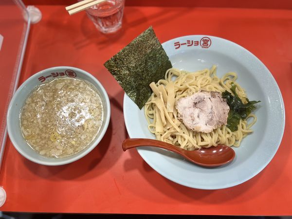 「つけめん(醬油)880円」@ラーショマルミヤ 世田谷松原店の写真