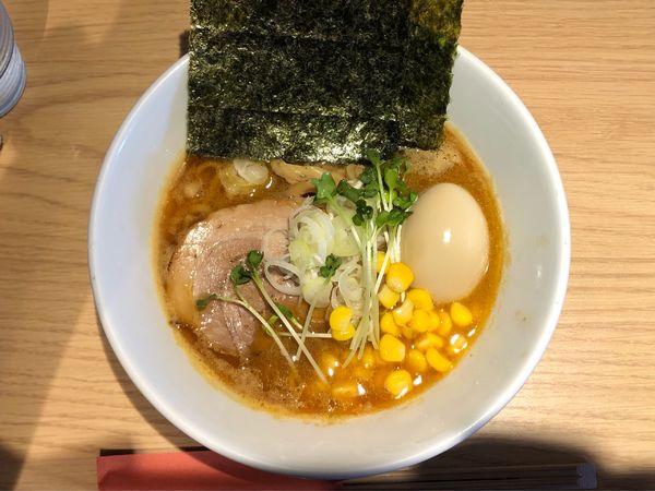「味噌味玉ラーメン」@杏と桜の写真