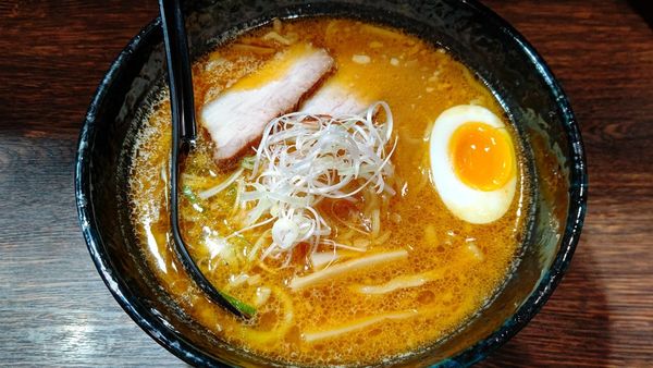 「味噌ラーメン」@麺屋 うんが 小樽本店の写真