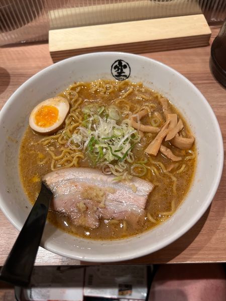 「味噌らーめん」@らーめん空 新千歳空港店の写真