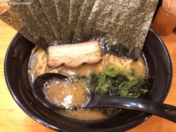 「醤油豚骨らーめん のり増し (810円)」@家系らーめん 阿部家の写真