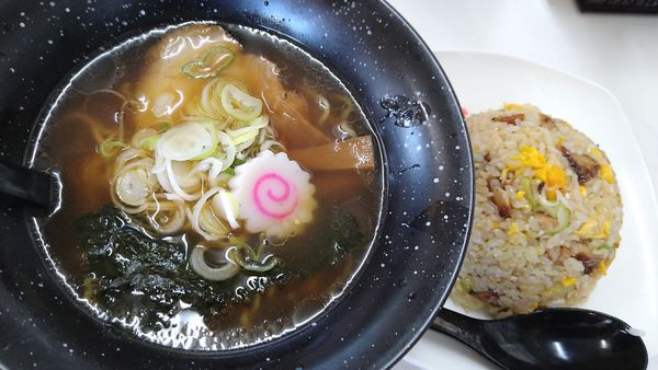 「ミニラーメン、チャーハン」@アルプス食堂の写真