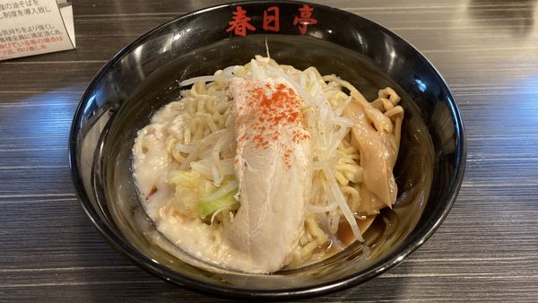 「鶏豚油そば」@油そば専門店 春日亭 明大前店の写真