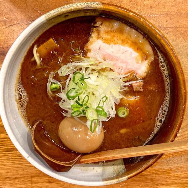 「20周年記念らーめん ¥1,300 味付玉子 ¥120」@渡なべの写真