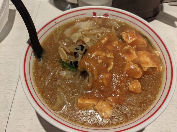 「蒙古タンメン　麺少なめ820円」@蒙古タンメン 中本 新宿店の写真