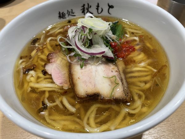 「塩らーめん」@麺処 秋もとの写真