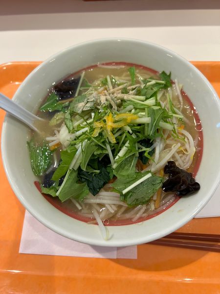 「ゆず塩野菜らーめん」@幸楽苑 レイクウォーク岡谷店の写真