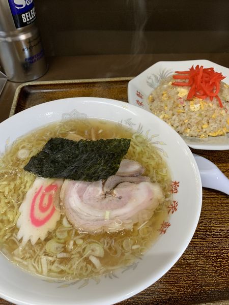 「ラーメンチャーハンセット」@柳栄軒の写真