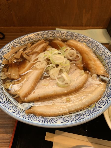 「肉盛り中華そば」@中華そば わだ屋 別店の写真