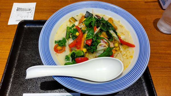 「彩り野菜のちゃんぽん」@長崎ちゃんぽん リンガーハット 川越U_PLACE店の写真