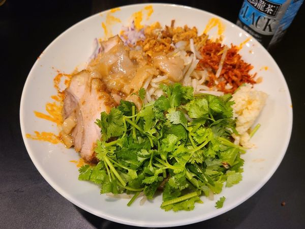 「【限定】トンヤムちゃん+パクチー」@豚風。の写真