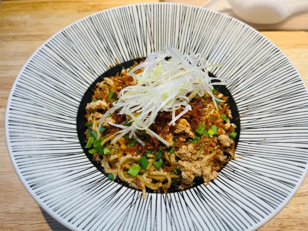 「汁なし坦々麺」@麺処 一龍の写真