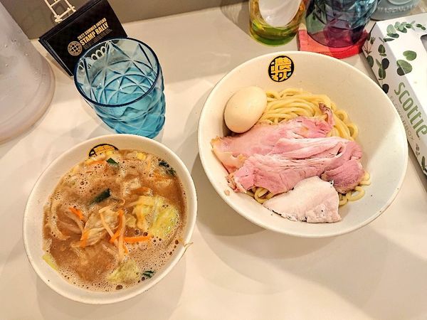 「濃菜つけ麺＋味玉」@濃菜麺 井の庄 荻窪店の写真
