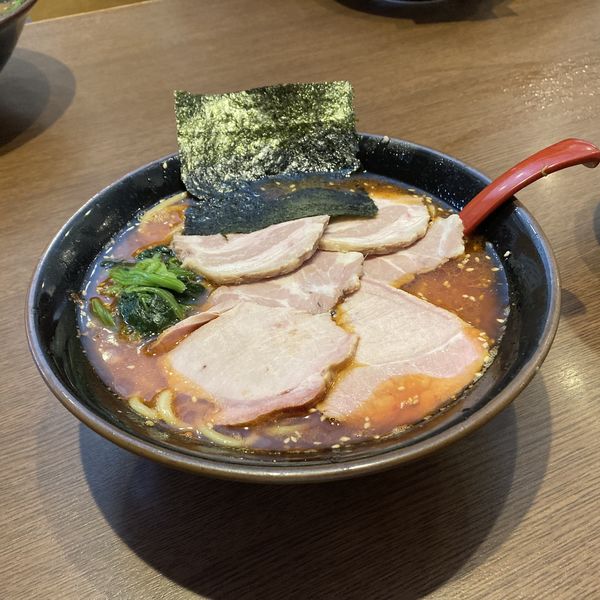 「地獄チャーシューメン【中級・ネギ無し】」@黒田屋 本店の写真