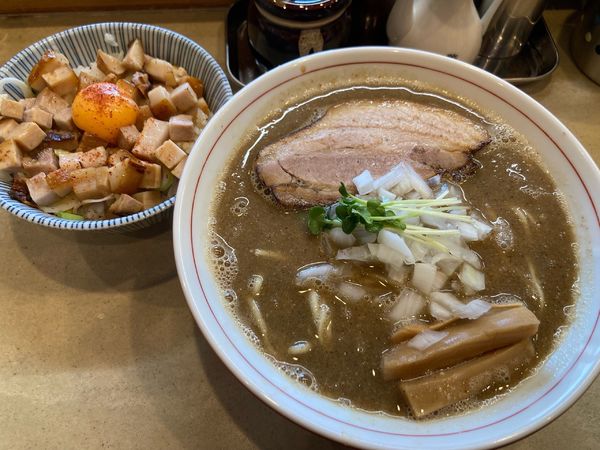 「濃厚煮干しそば」@麺処 浮き雲の写真