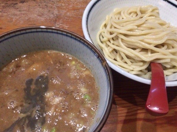 「濃厚煮干しつけ麺」@月と鼈の写真