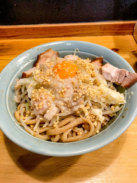 「あえそば大盛（かつおぶしTP）」@えぼし麺 菜良の写真