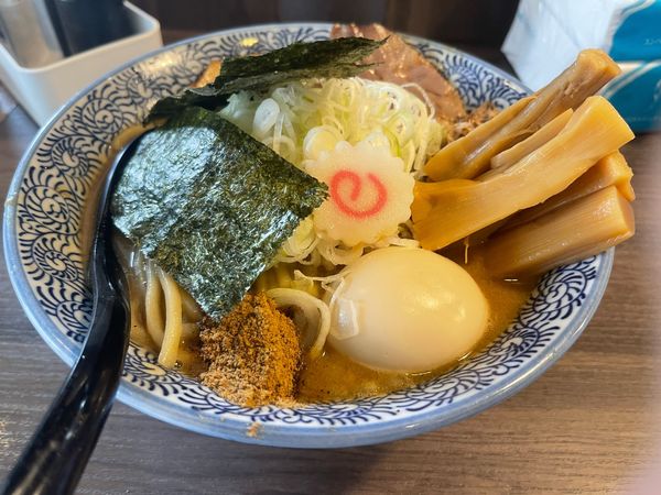 「濃厚ラーメン並＋特製トッピング」@狼煙 〜NOROSHI〜の写真