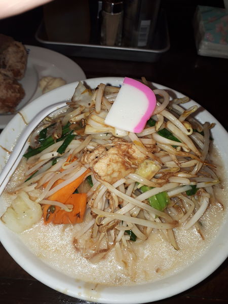 「濃厚タンメン+唐揚げセット」@極濃湯麺シントミ 本庄インター店の写真