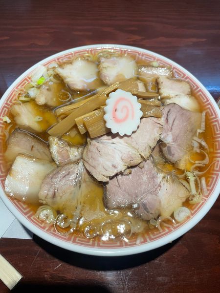 「中華そば　+チャーシュー」@中華そば えもとの写真