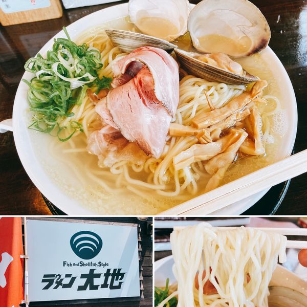 「貝塩らぅめん」@ラゥメン大地の写真