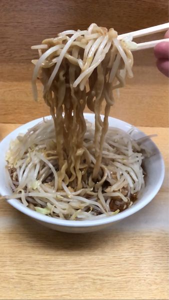 「ラーメン麺少な目ヤサイニンニクアブラ」@ラーメン二郎 環七新新代田店の写真