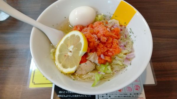 「冷たいトマトのグラニテらー麺（￥1,050）」@塩生姜らー麺専門店 MANNISH 神田西口店の写真