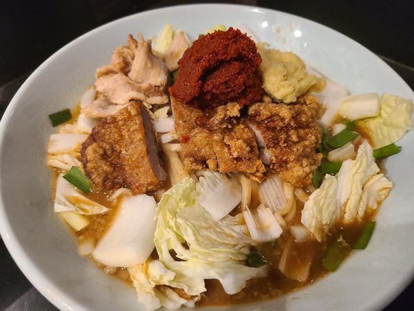 「辛パーコー麺」@miso noodle 板橋パーコーパーコーの写真