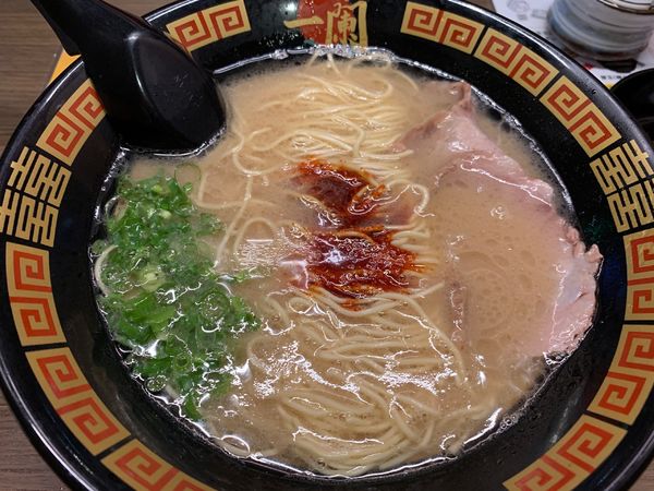 「天然とんこつラーメン」@一蘭 水戸店の写真