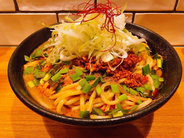 「坦々まぜそば（830円）、大盛（無料）」@つけめん・まぜそば むじゃきの写真