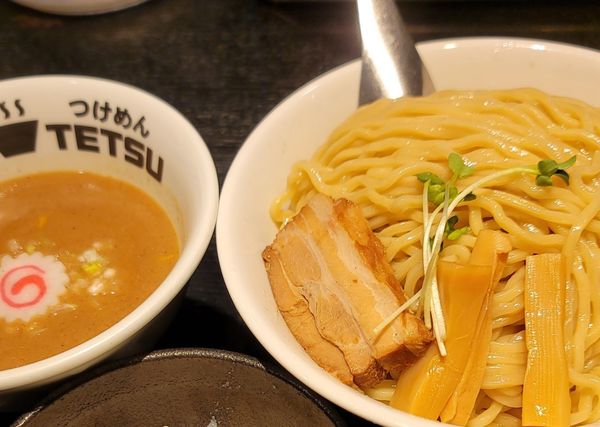 「つけ麺特盛、ライス」@つけめんTETSU 三鷹店の写真